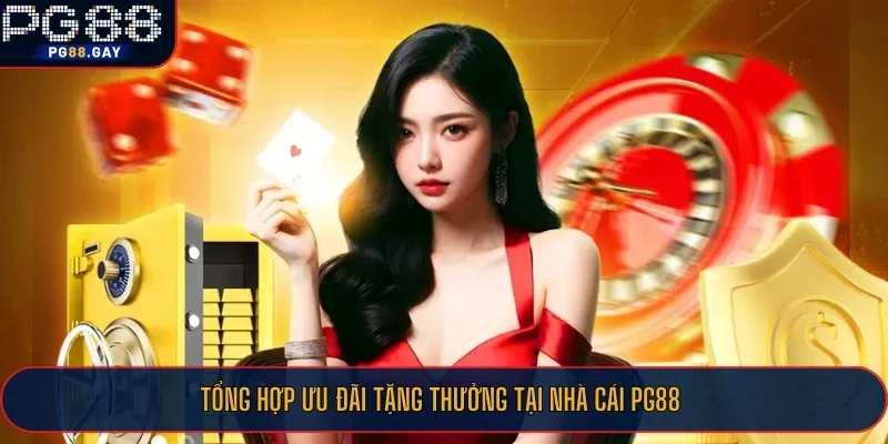 Tổng hợp ưu đãi tặng thưởng tại nhà cái PG88
